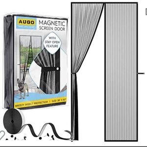 Magnetic screen door